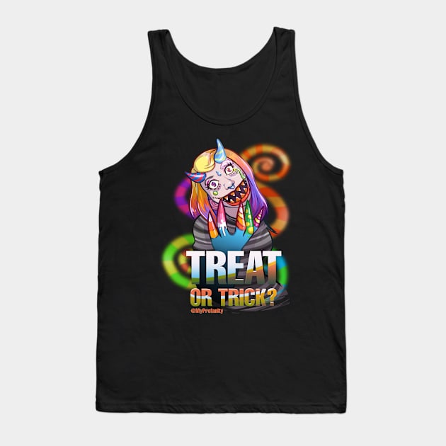 Candy Monster - Drawlloween2018 Tank Top by myprofanity